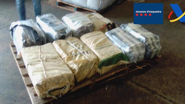 Fardos de cocaína  incautados en el puerto de Barcelona / AGENCIA TRIBUTARIA
