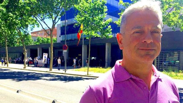 Antonio Granados, portavo del Sindicato Unificado de Policías (SUP) en Cataluña / CG