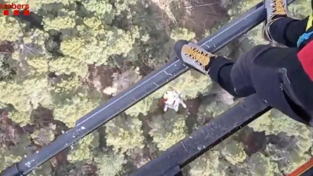 Rescate en Rasquera (Tarragona) / TWITTER