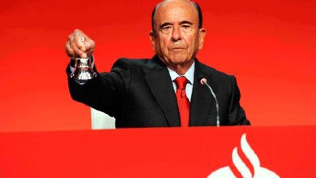 El presidente de Banco Santander, Emilio Botín