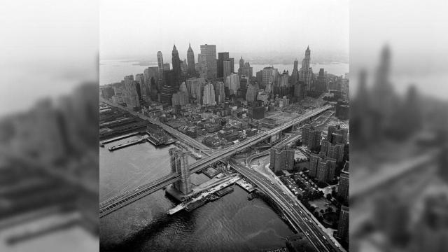 Vista aerea de Manhattan, 1967 / DANNY LYON / MAGNUM PHOTOS