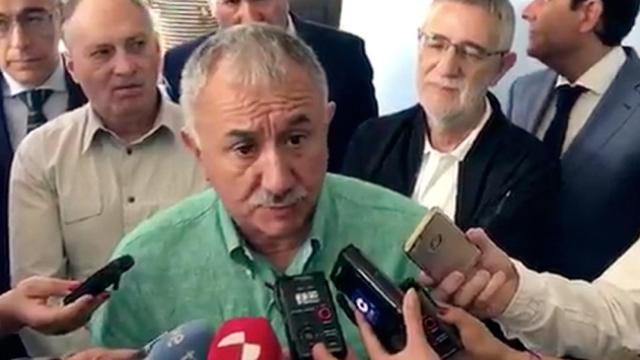 El secretario general de UGT, Pepe Álvarez