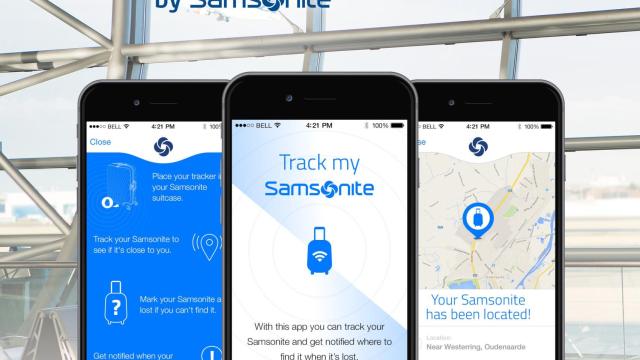 La nueva aplicación de Samsonite para localizar cualquier equipaje / Samsonite