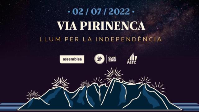 El cartel de la llamada Via Pirenaica / ANC