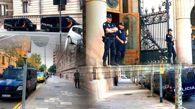 Policia Nacional rodea el TSJC / CG