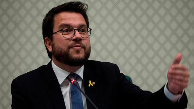 El vicepresidente de la Generalitat, Pere Aragonès, que ha alcanzado un principio de acuerdo con el Ministerio de Hacienda / EFE