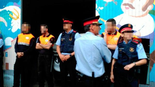 Los Mossos d'Esquadra han desalojado la antigua fábrica de Can Sanpere, que estaba okupada / CG