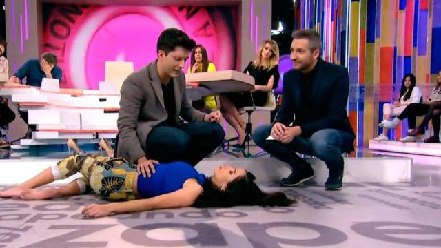 Paula Prendes, hipnotizada en 'Zapeando' / CD