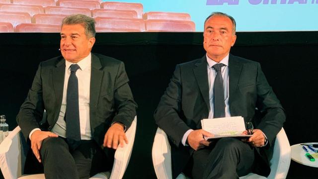 Joan Laporta y Rafa Yuste hablan de mantener la dignidad en París / Estimem el Barça