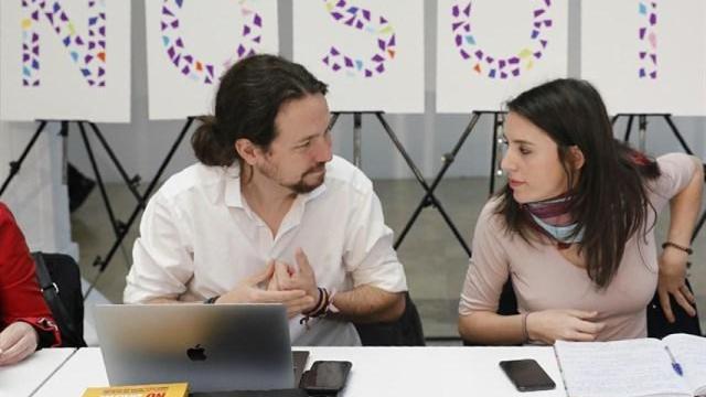 Pablo Iglesias e Irene Montero / EUROPA PRESS