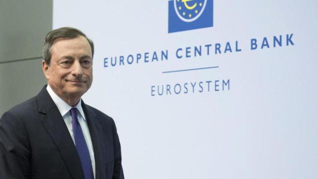 Mario Draghi presidente del BCE. El euríbor repunta por primera vez en un año y medio / EFE