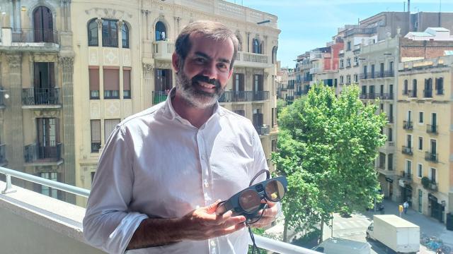 El oftamólogo Marc Montolio, director general de la 'startup' Lucatia Tech / HUGO SÁNCHEZ