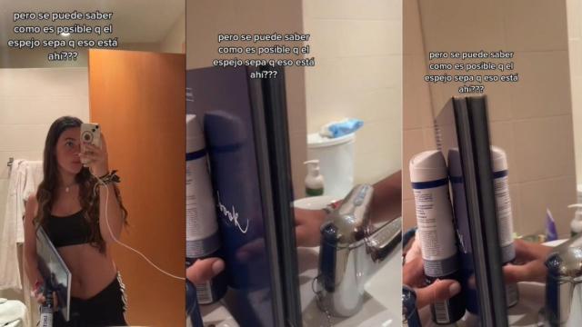 Capturas de un vídeo de TikTok