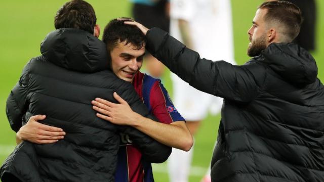 Pedri y Pjanic en su primera titularidad con el Barça / FC BARCELONA