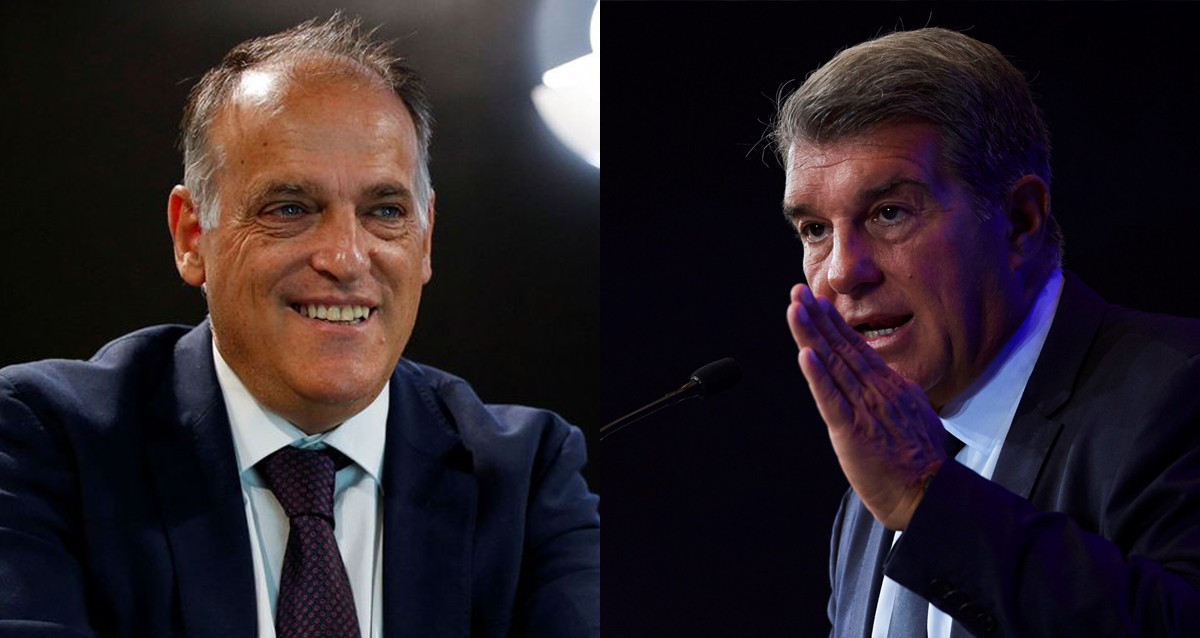 Javier Tebas y Joan Laporta, una relación de amor-odio entre la Liga y el Barça / CULEMANÍA