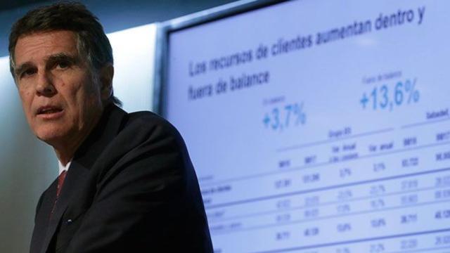 El consejero delegado de Banco Sabadell, Jaume Guardiola, en la presentación de los resultados del tercer trimestre de 2017 en Madrid / EFE