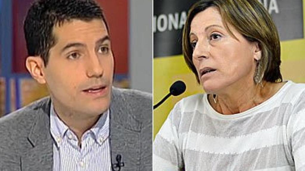 Nacho Martín y Carme Forcadell