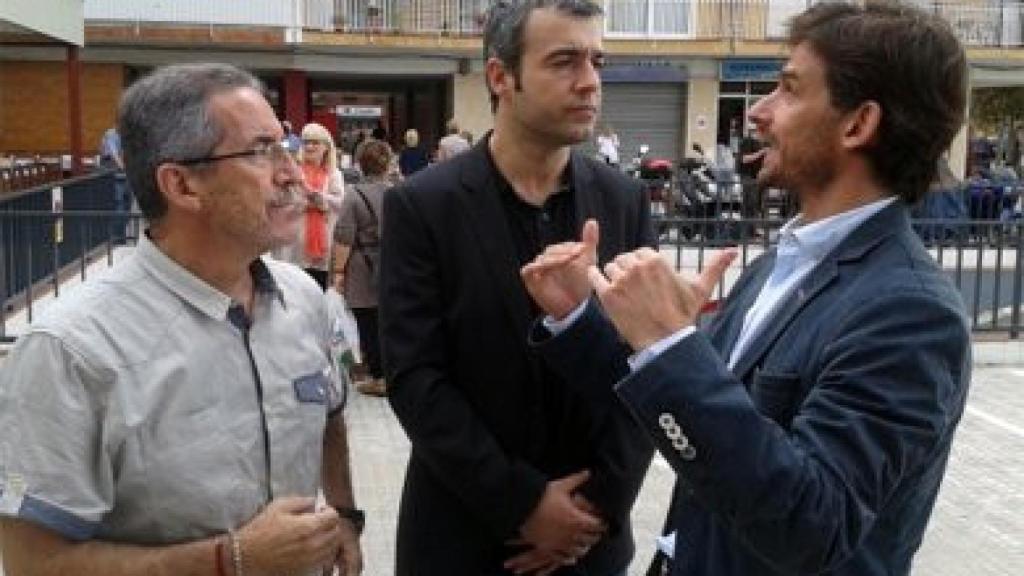 Lucena, en un acto de la Agrupación Lorquina de Molins de Rei