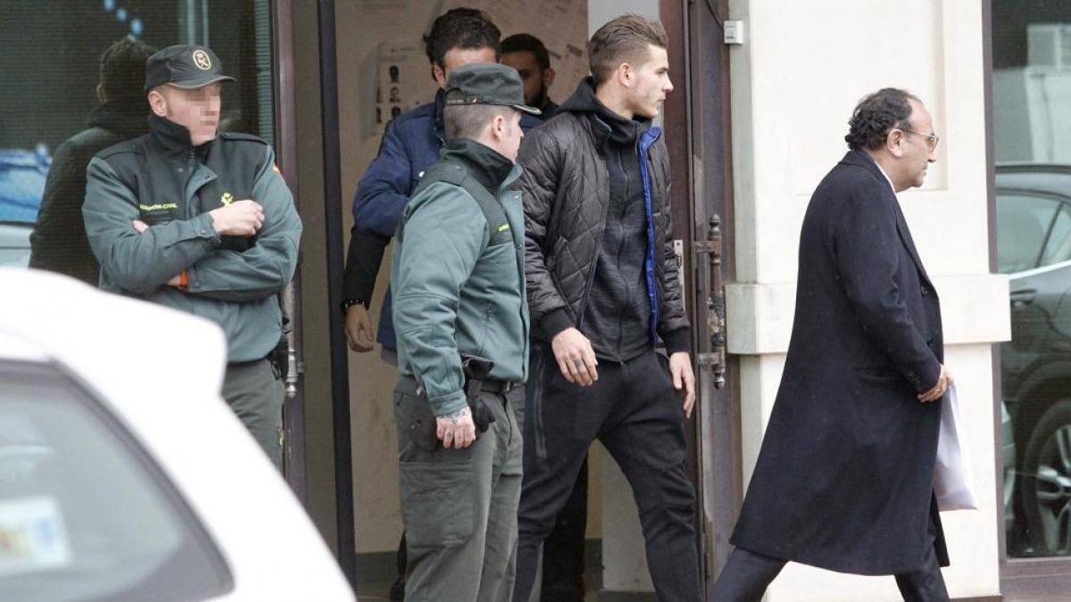 Lucas Hernández declara ante el juez