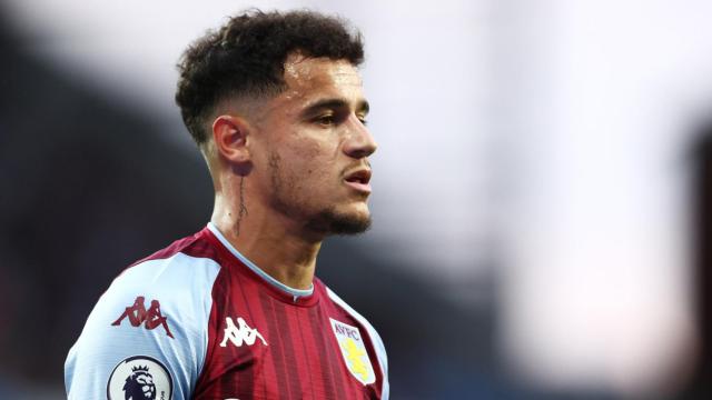 Philippe Coutinho, disputando un encuentro con el Aston Villa / ASTON VILLA