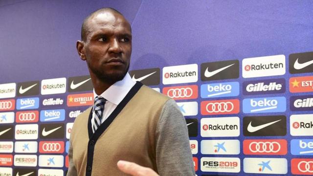 Una foto de Eric Abidal, secretario técnico del Barça / FCB