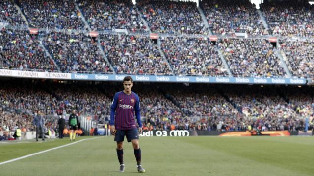 Una foto de Coutinho durante un partido del Barça / FCB