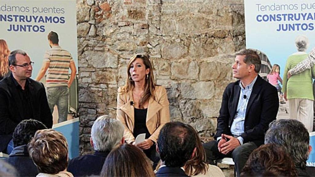 Alberto Villagrasa, Alicia Sánchez-Camacho y Alberto Fernández Díaz