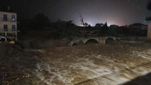 Consecuencias de las lluvias acaecidas en Cataluña en la noche del martes 22 de octubre / TWITTER