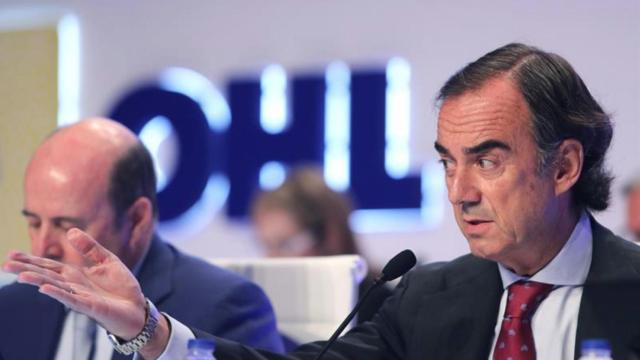Juan Miguel Villar-Mir de Fuentes, presidente de OHL, durante la junta de accionistas anual de la compañía / EFE