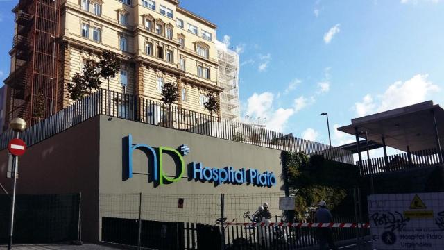 Fachada del Hospital Plató, que se integrará en el Clínic Barcelona / CG