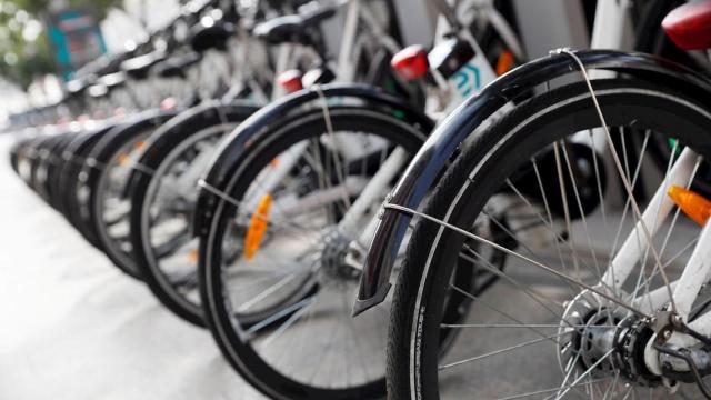 Imagen de archivo de un aparcamiento de bicicletas / EP