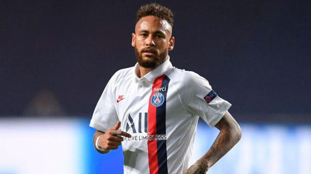 Neymar en un partido del PSG / EFE