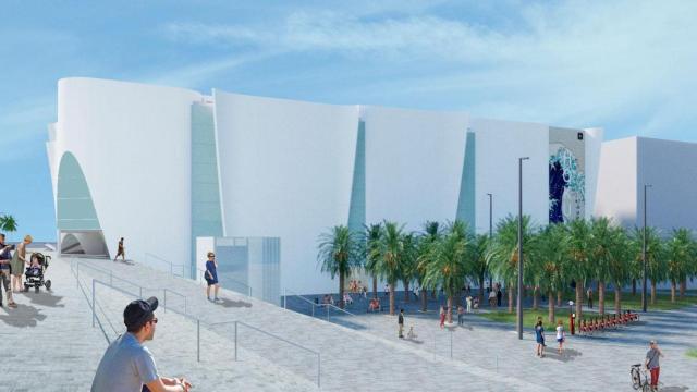 Recreación digital del proyecto de Museo Hermitage Barcelona / CG