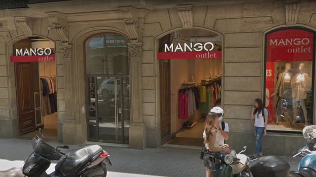 Tienda de Mango en la calle Girona de Barcelona / GOOGLE