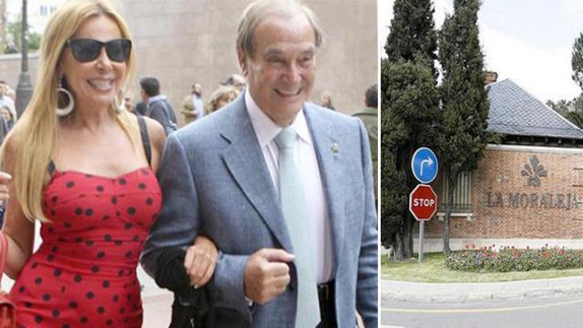 Ana Obregón y su padre, Antonio García, y la urbanización La Moraleja