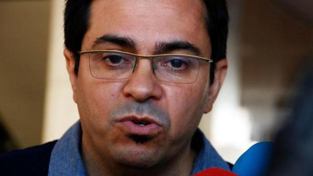 Gerardo Pisarello, 'número dos' de Ada Colau en Barcelona, en una comparecencia pública / EP