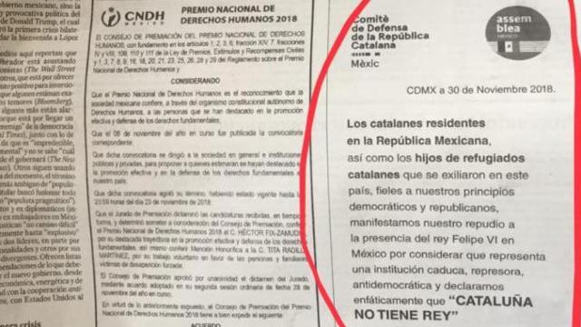Tribuna de los CDR en un diario de México