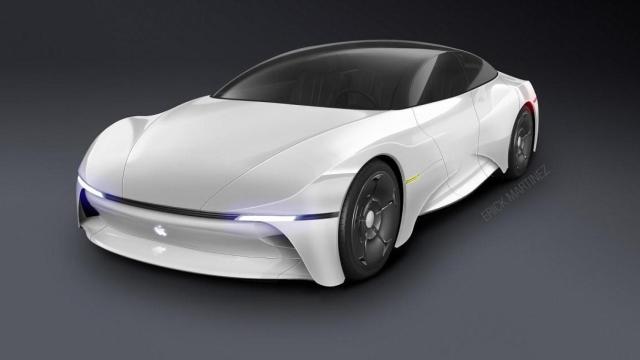 Concepto del coche eléctrico de Apple creado por Erick Martínez / ERICK-MARTINEZ.COM