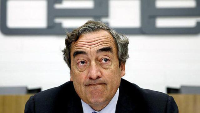 El presidente de la CEOE, Juan Rosell, en una imagen de archivo / EFE