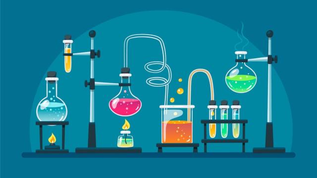Ilustración de un laboratorio científico / FREEPICK