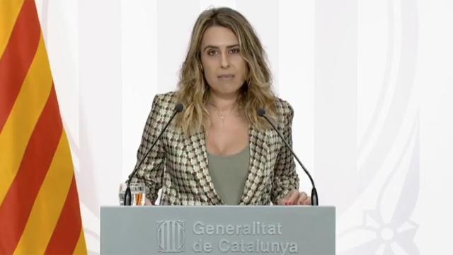 La portavoz del Govern, Patrícia Plaja, ha valorado la propuesta de referéndum de ERC