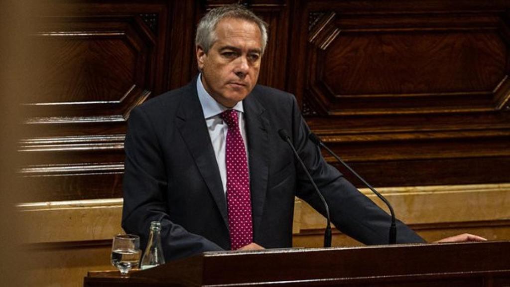 Pere Navarro, durante su intervención en el Debate sobre Política General de 2013