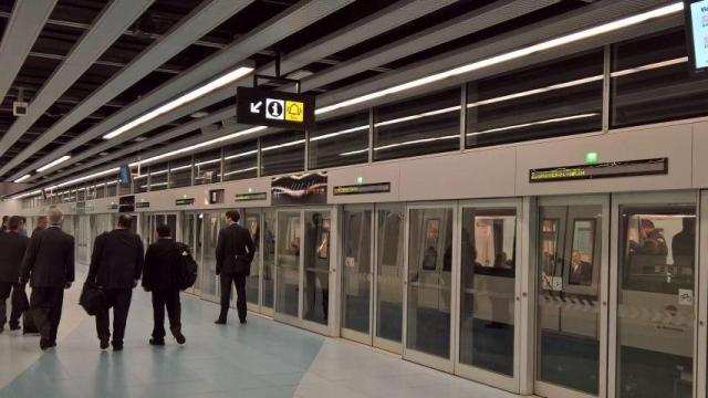 Estación de metro de la L9 del metro de Barcelona / CG