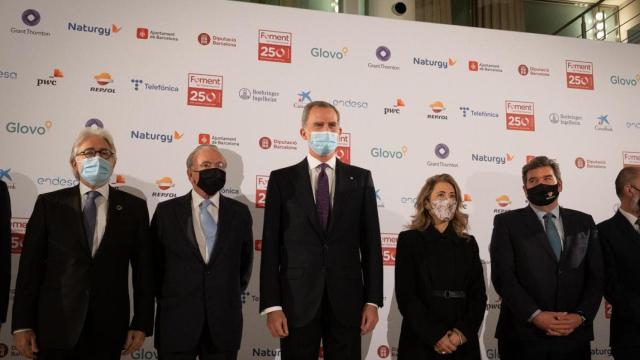 Felipe VI a la llegada al acto de los 250 aniversario / PABLO MIRANZO  (CG)