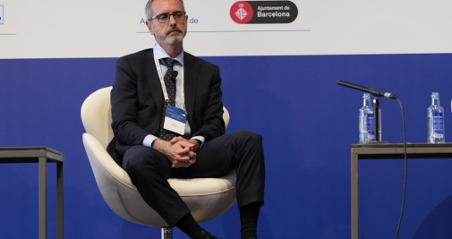 Marc Murtra, presidente de Indra, durante las jornadas del Círculo de Economía / LUIS MIGUEL AÑÓN