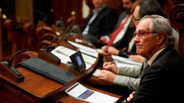 Xavier Trias, concejal del PDeCAT, en el pleno de noviembre en el Ayuntamiento de Barcelona / EFE