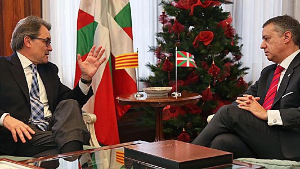 Mas y Urkullu, en Ajuria Enea