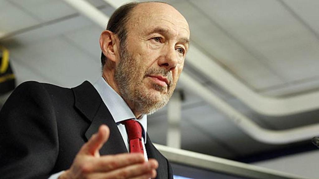 El primer secretario del PSOE, Alfredo Pérez Rubalcaba