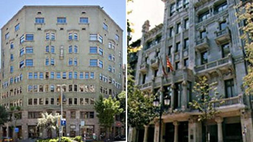 Dos de los edificios de la Generalidad que están en venta