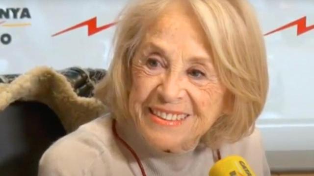 La actriz Montserrat Carulla en una entrevista en Catalunya Ràdio / CATALUNYA RÀDIO